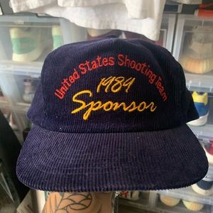 1989 United States Shooting Team Corduroy Snapback